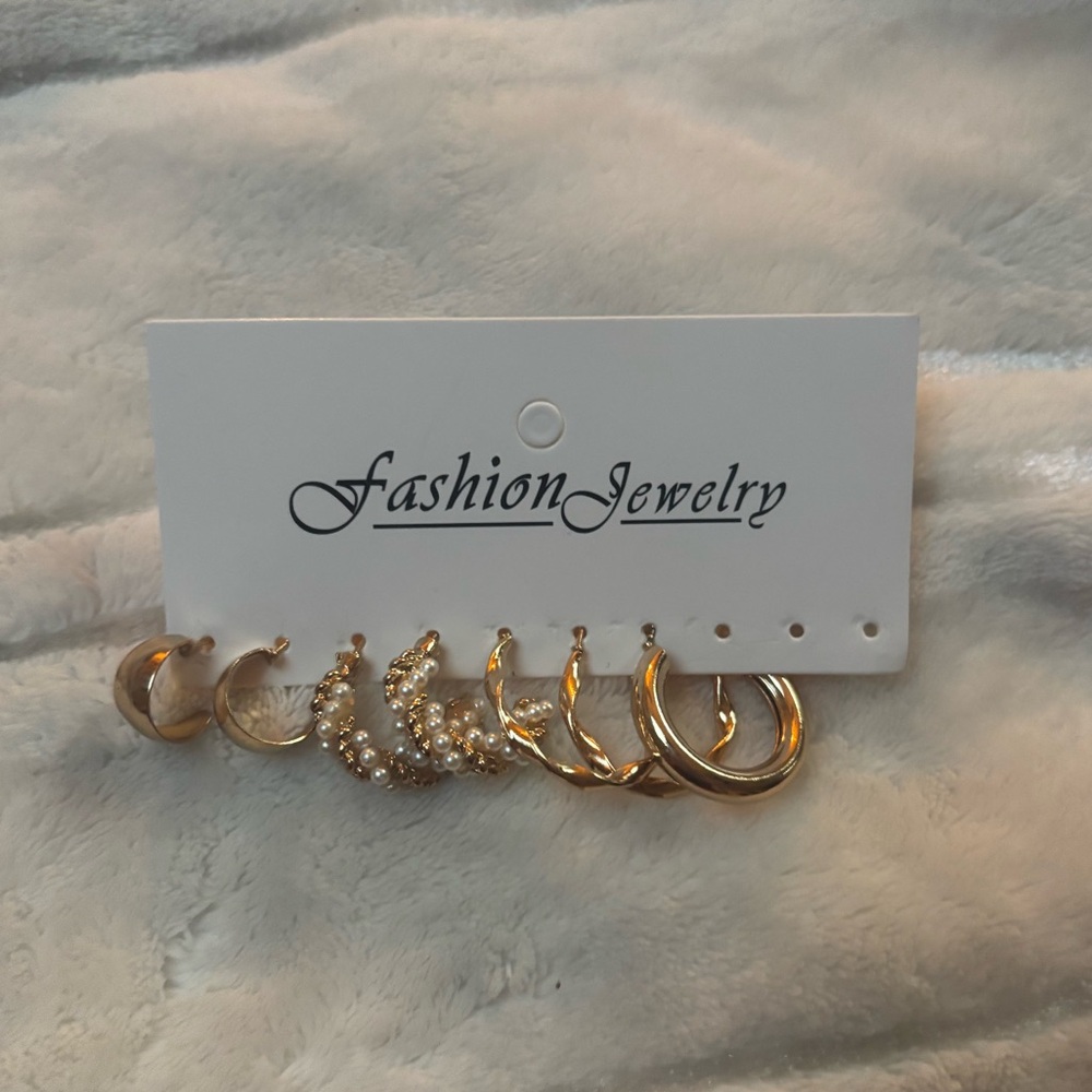 Fashion Jewelry Gold Ear Climbers with Crystal Accents